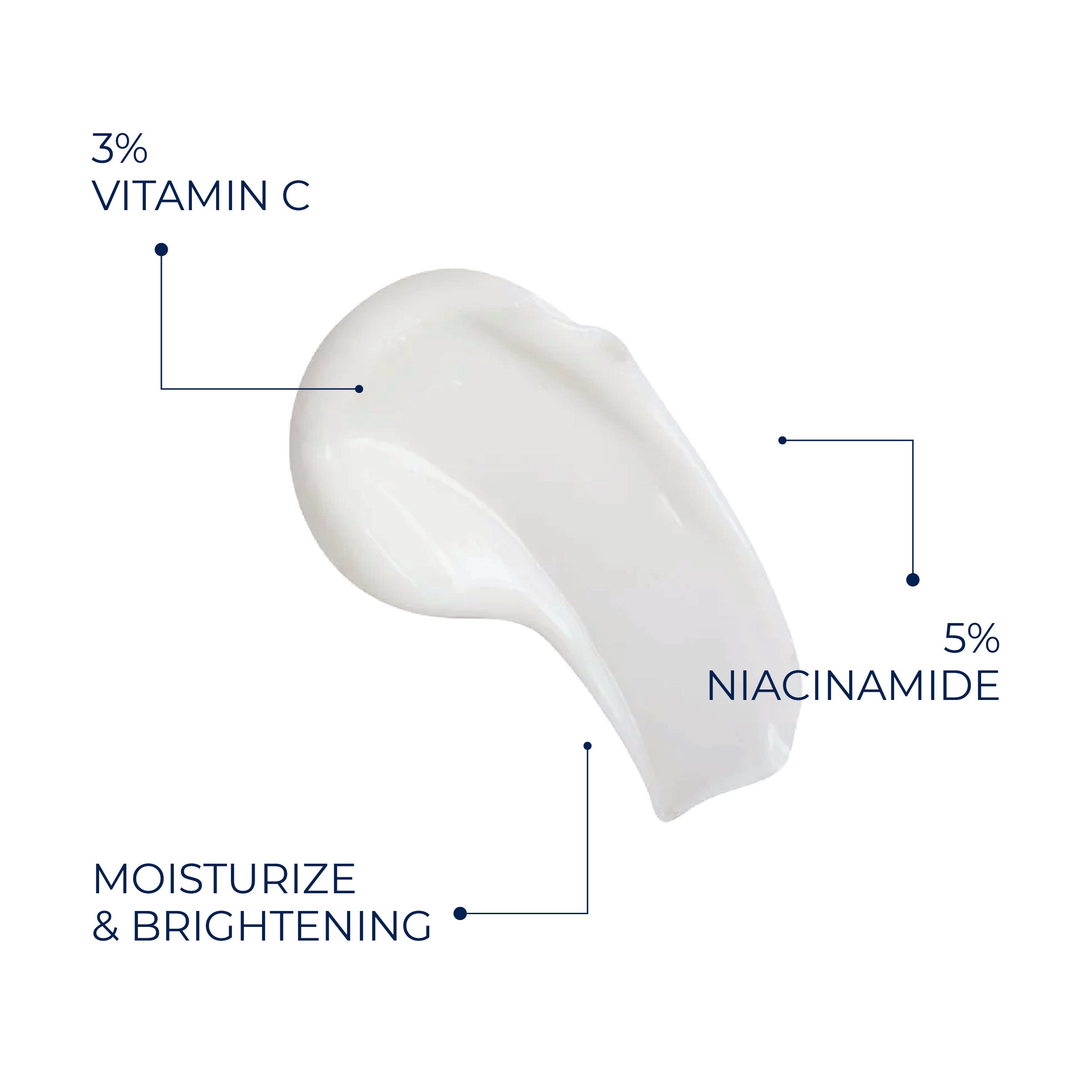 Skin Whitening Cream with 3% Vitamin C & 5% Niacinamide