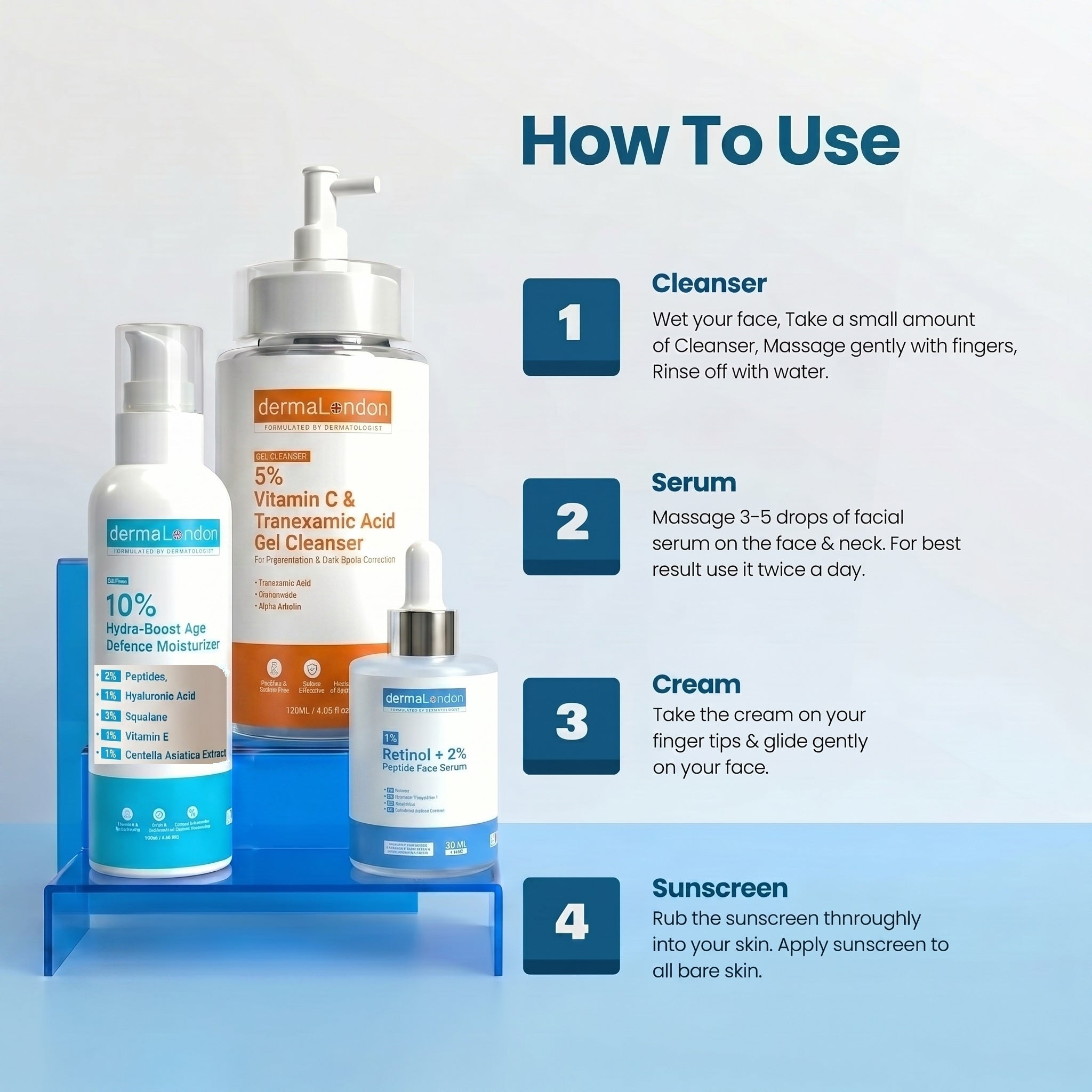 The Signature Age-Defying Complex – Vitamin C, Retinol & Hyaluronic Skin Renewal System