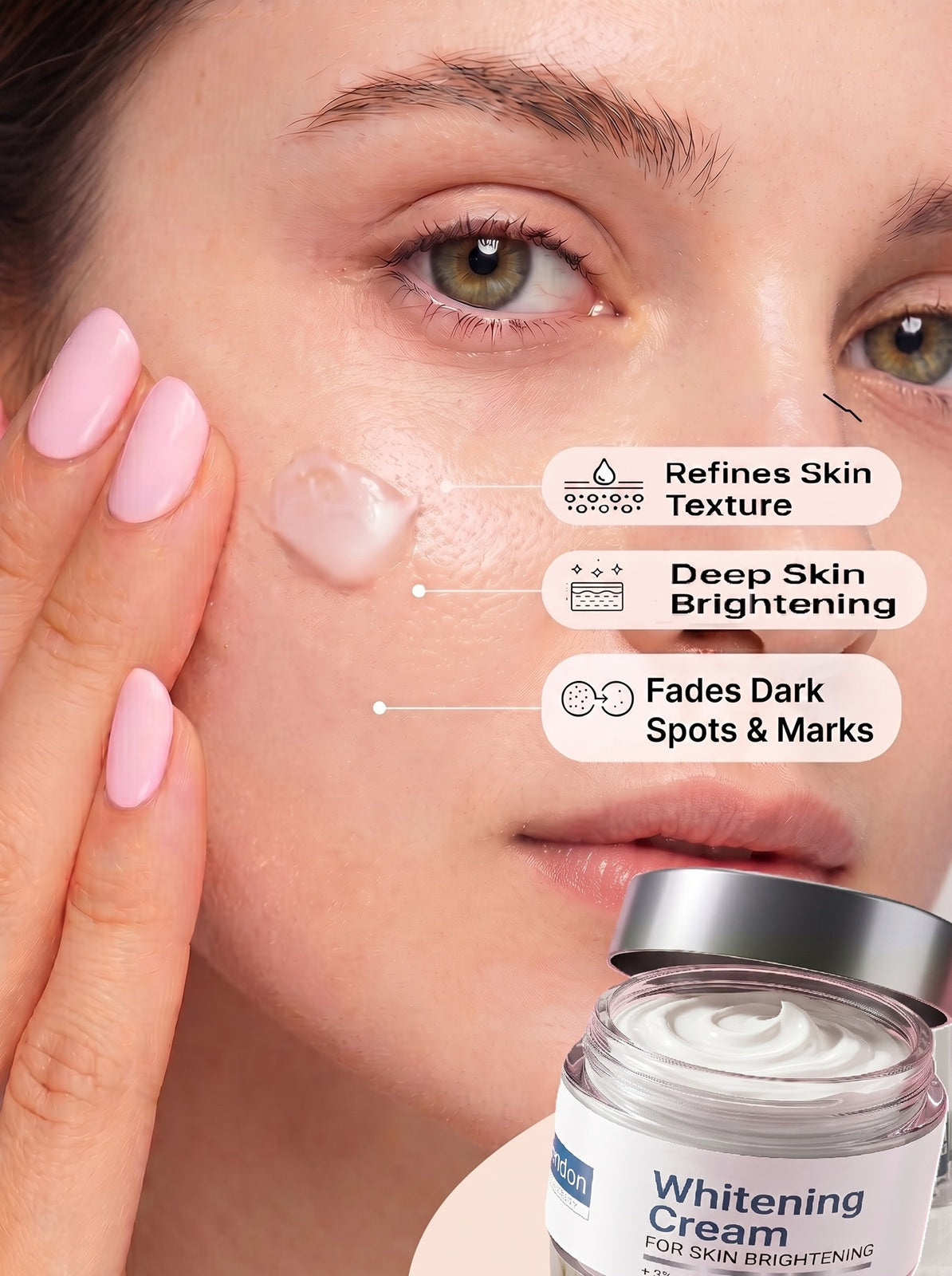 Skin Whitening Cream with 3% Vitamin C & 5% Niacinamide