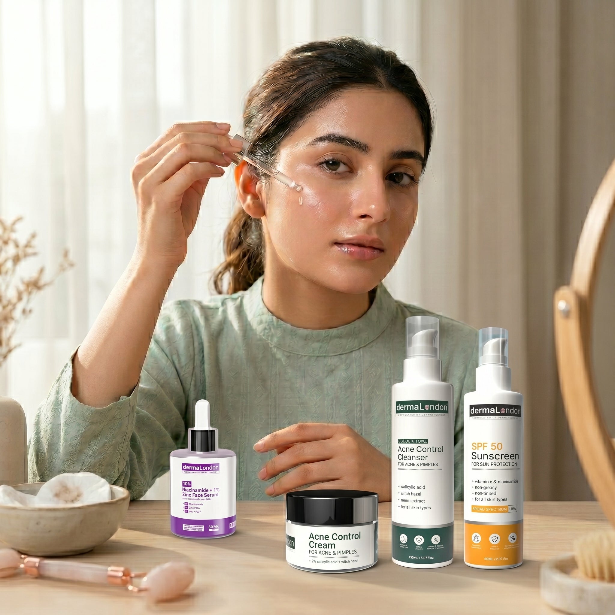 Advanced Acne Control & Daily Defense Kit for Clear, Smooth & Protected Skin