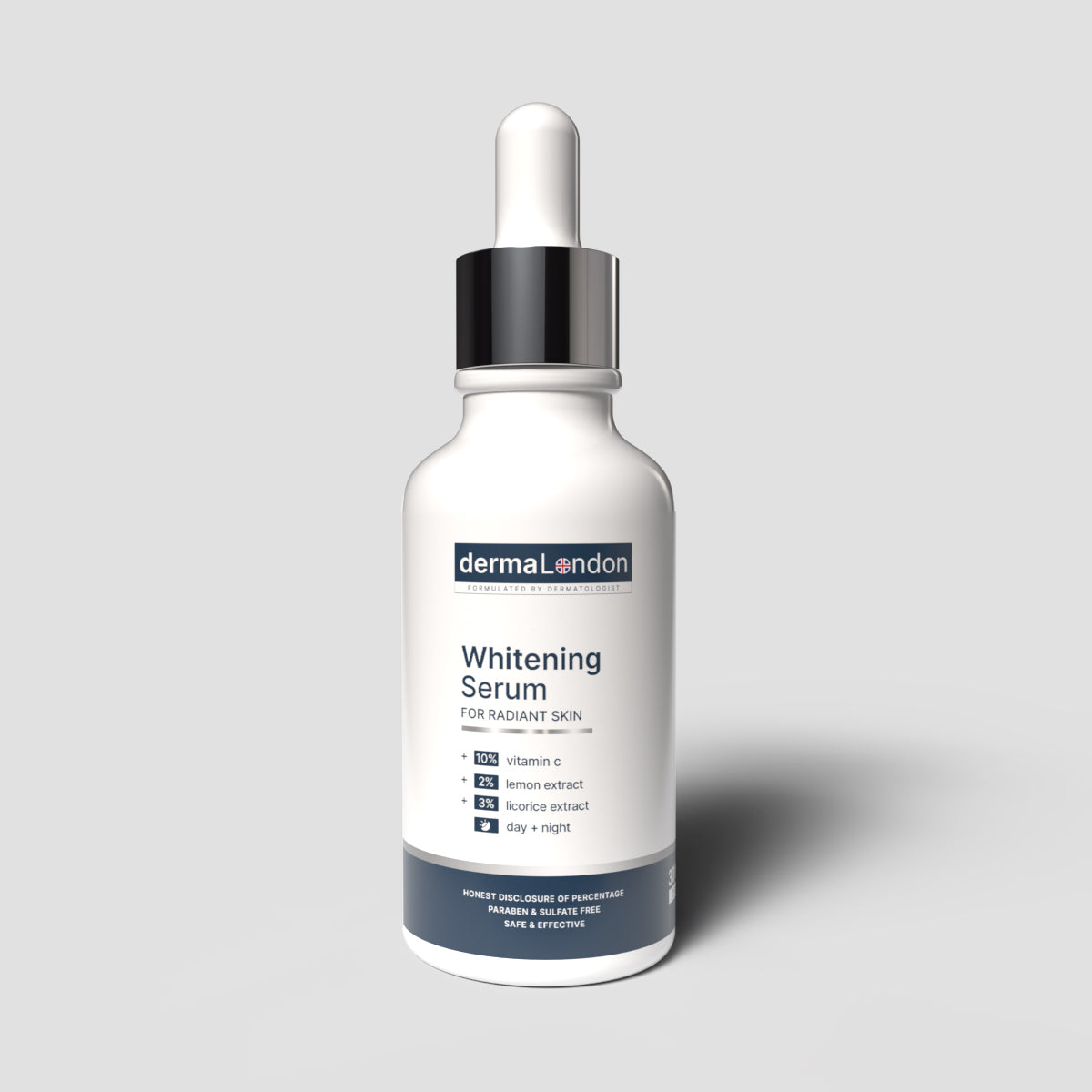 Skin Whitening Serum with 10% Vitamin C & 2% Lemon Extract - 30ML