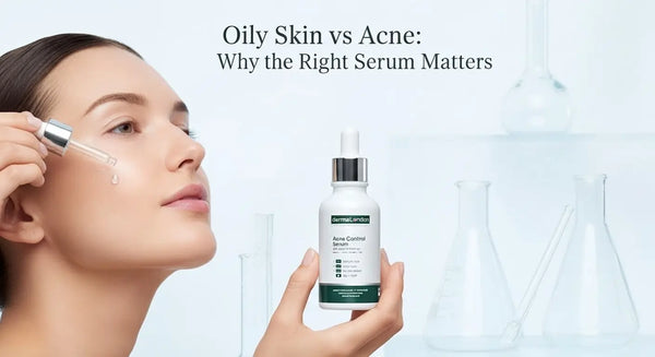 Oily Skin vs Acne: Why the Right Serum Matters