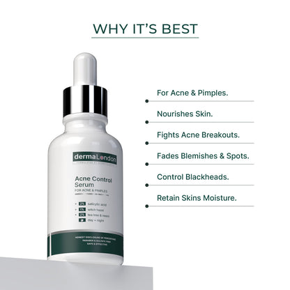 Acne Control Cleanser Serum Cream Sunscreen Kit with Vitamin C &amp; Niacinamide