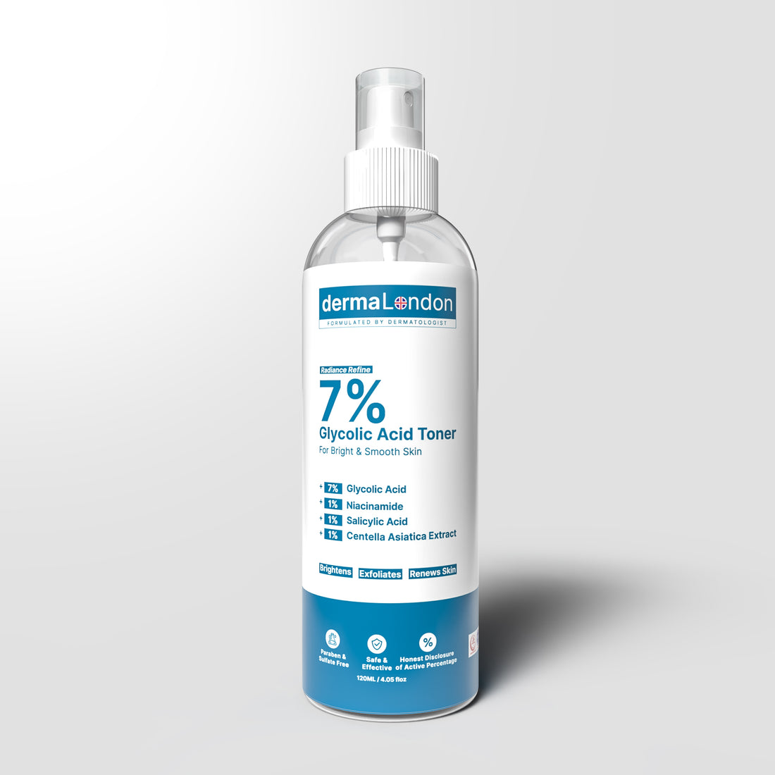 7% Glycolic Acid Exfoliating Toner for Bright &amp; Smooth Skin