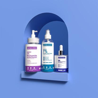 Daily Skin Renewal &amp; Exfoliating Kit – Niacinamide, Glycolic &amp; AHA/BHA Clarity Trio