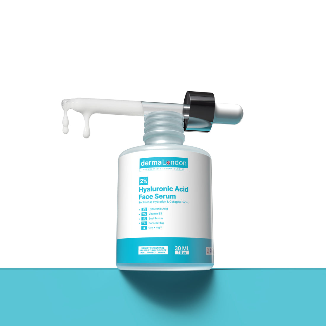 Hyaluronic Acid Serum for Dry Skin, Hydration &amp; Glowing Skin