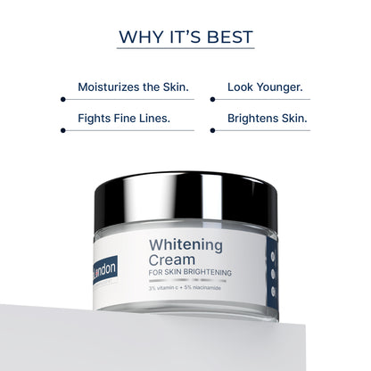 Skin Whitening Cream with 3% Vitamin C &amp; 5% Niacinamide