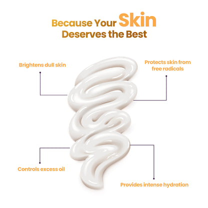 SPF 50 Sun Protection Sunscreen with Vitamin C &amp; Niacinamide - 80ml