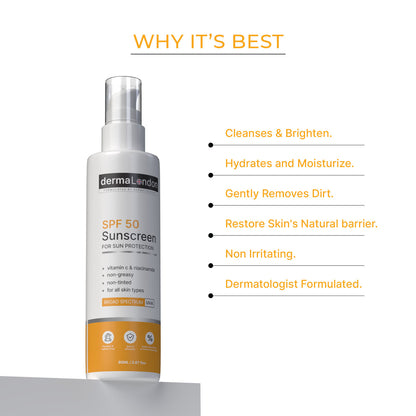 SPF 50 Sun Protection Sunscreen Combo with Vitamin C &amp; Niacinamide