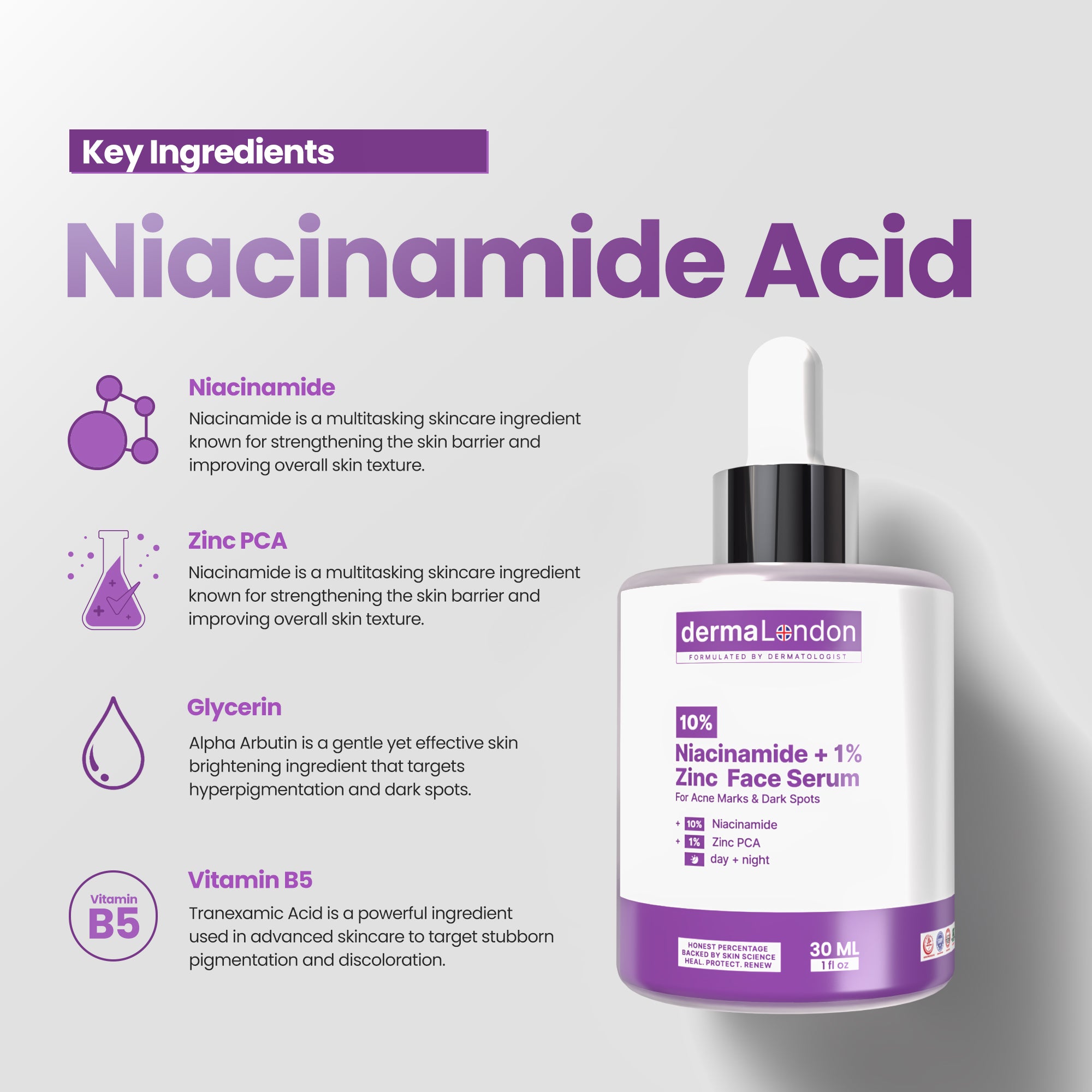 10% Niacinamide + Zinc Face Serum