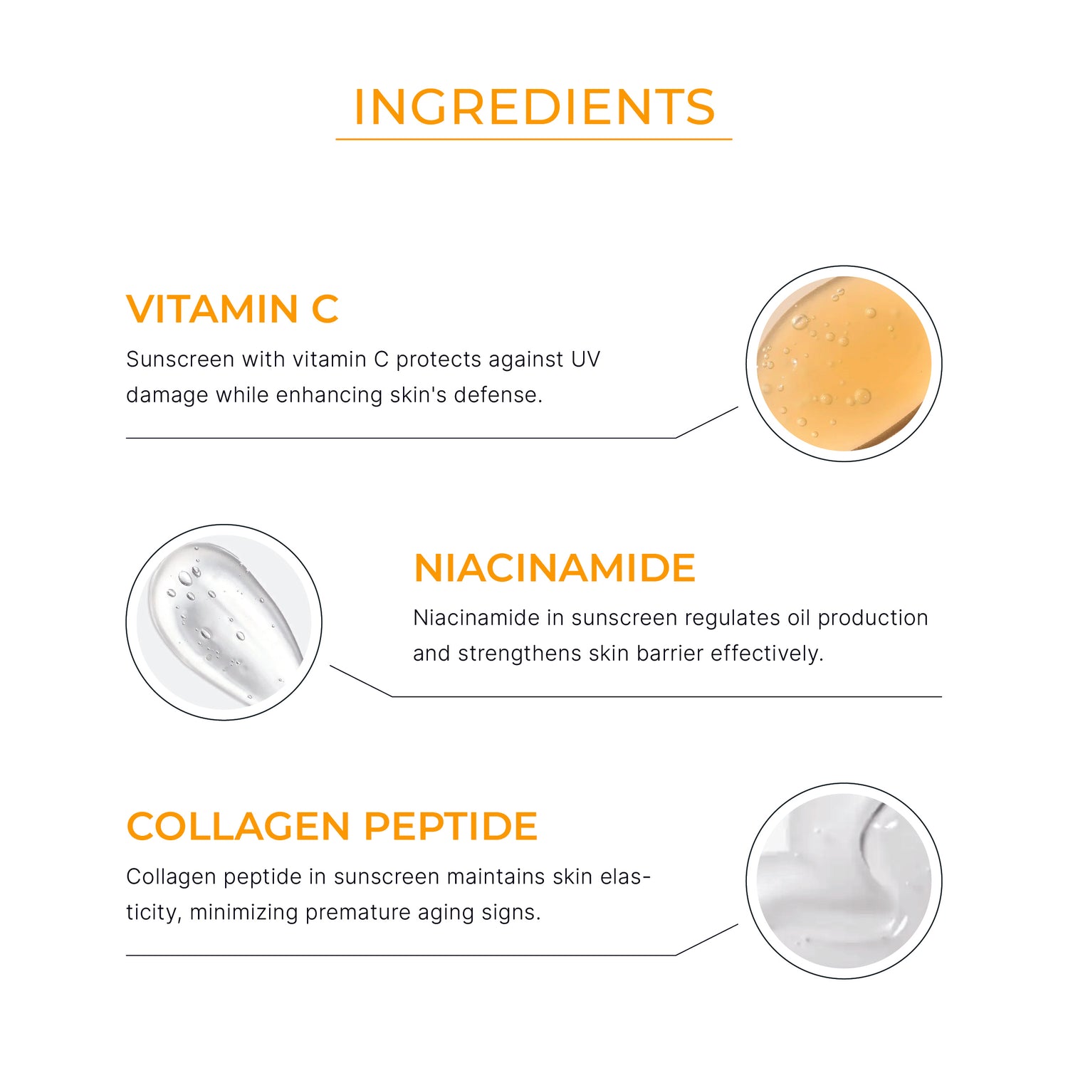 SPF 50 Sun Protection Sunscreen Combo with Vitamin C &amp; Niacinamide