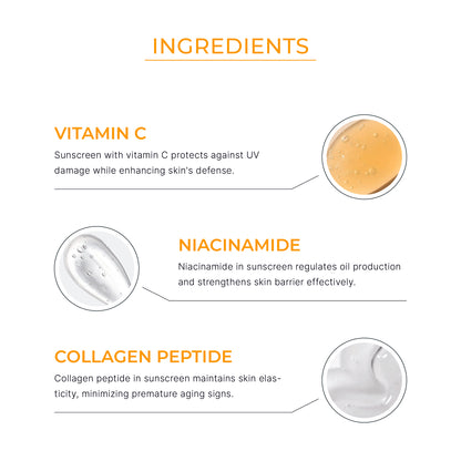 SPF 50 Sun Protection Sunscreen Combo with Vitamin C &amp; Niacinamide