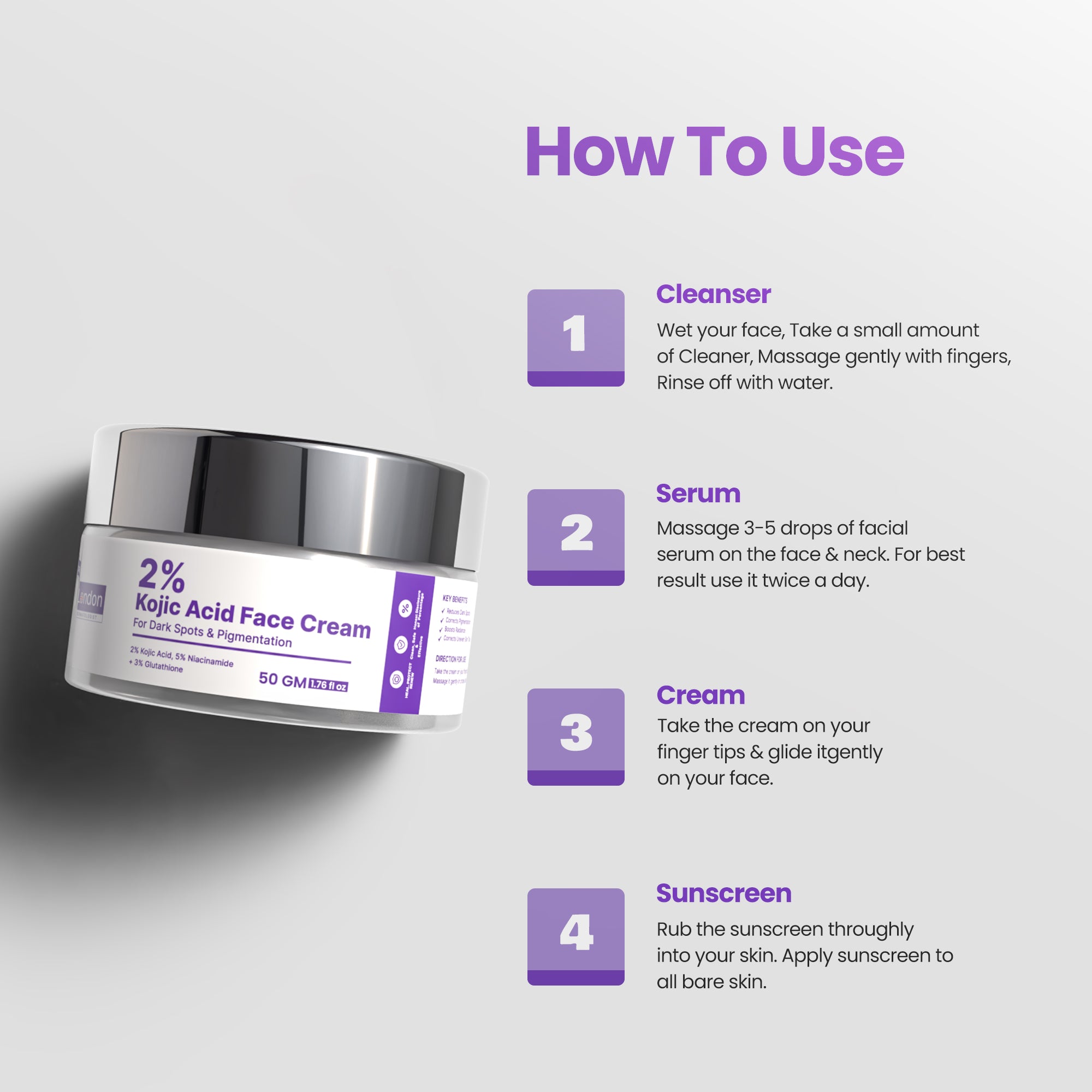 Kojic Acid Whitening Cream