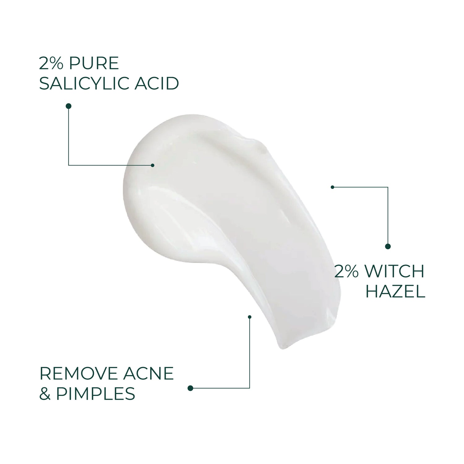 Acne Control Cream with 2% Salicylic Acid &amp; Witch Hazel - 50G