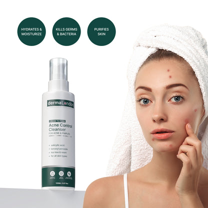 Acne Control Serum Combo with 2% Salicylic Acid &amp; 1% Witch Hazel