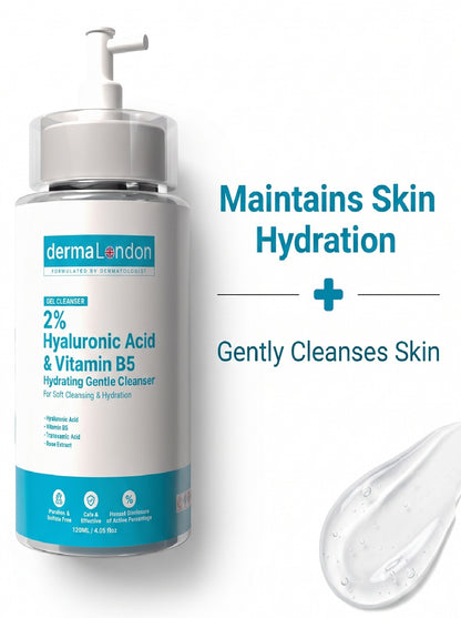 2% Hyaluronic Acid &amp; Vitamin B5 Hydrating Gentle Cleanser with Tranexamic Acid (120ml)