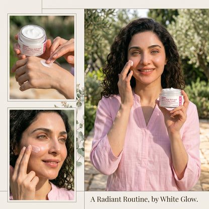 SPF 25 PA++ White Glow Anti-Spot Fairness Day Cream – Brightening &amp; Dark Spot lightening Formula