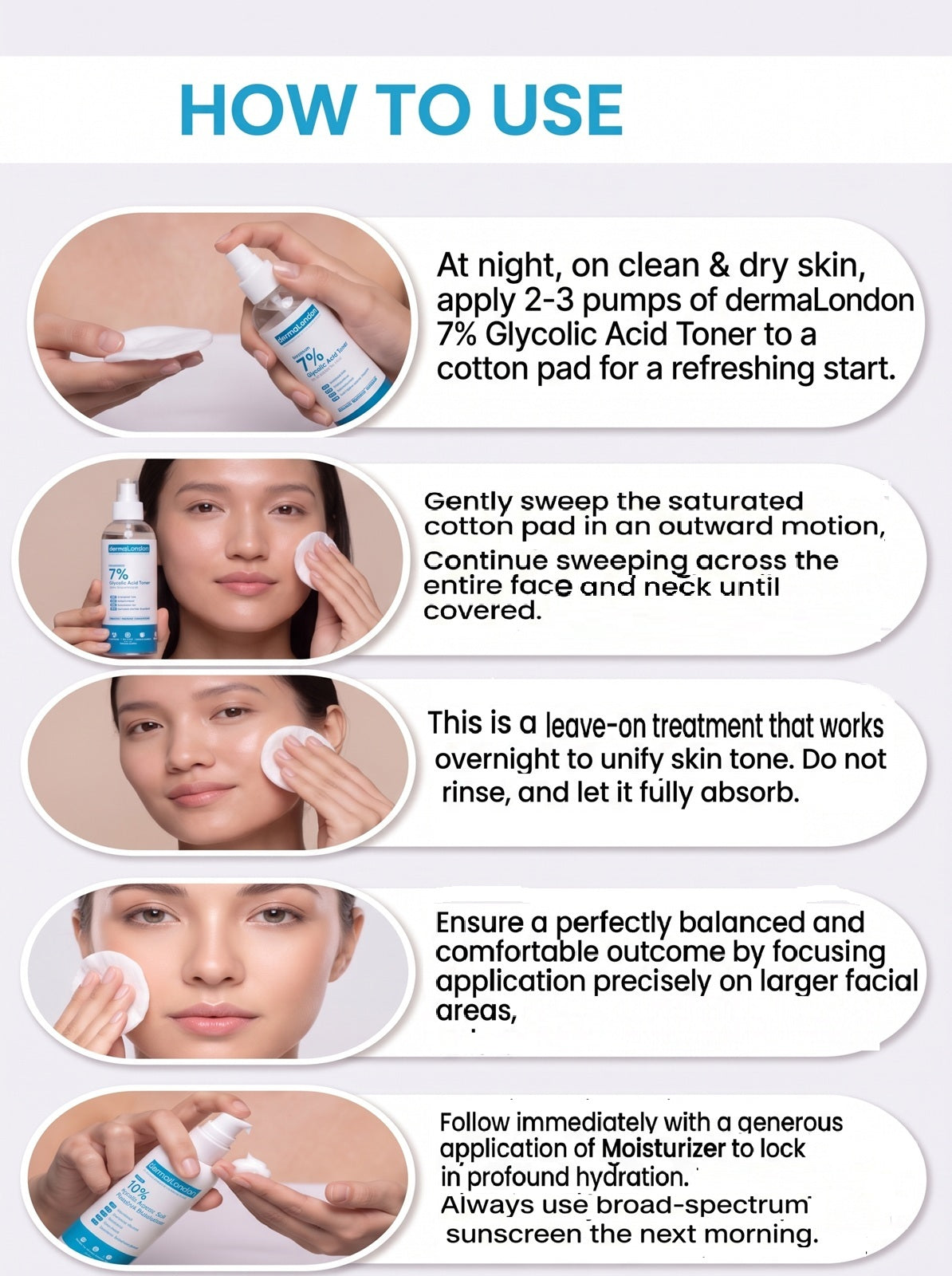 7% Glycolic Acid Exfoliating Toner for Bright &amp; Smooth Skin