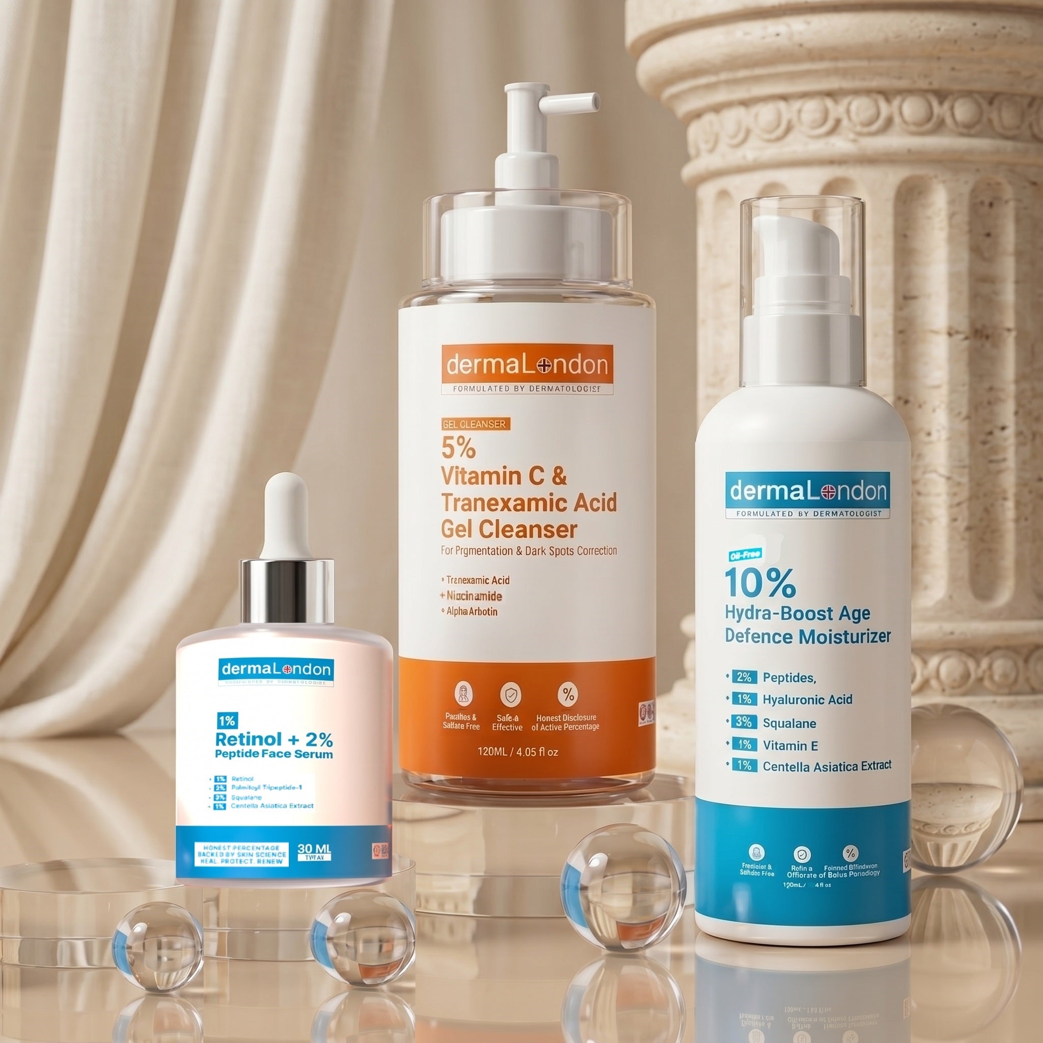 The Signature Age-Defying Complex – Vitamin C, Retinol &amp; Hyaluronic Skin Renewal System