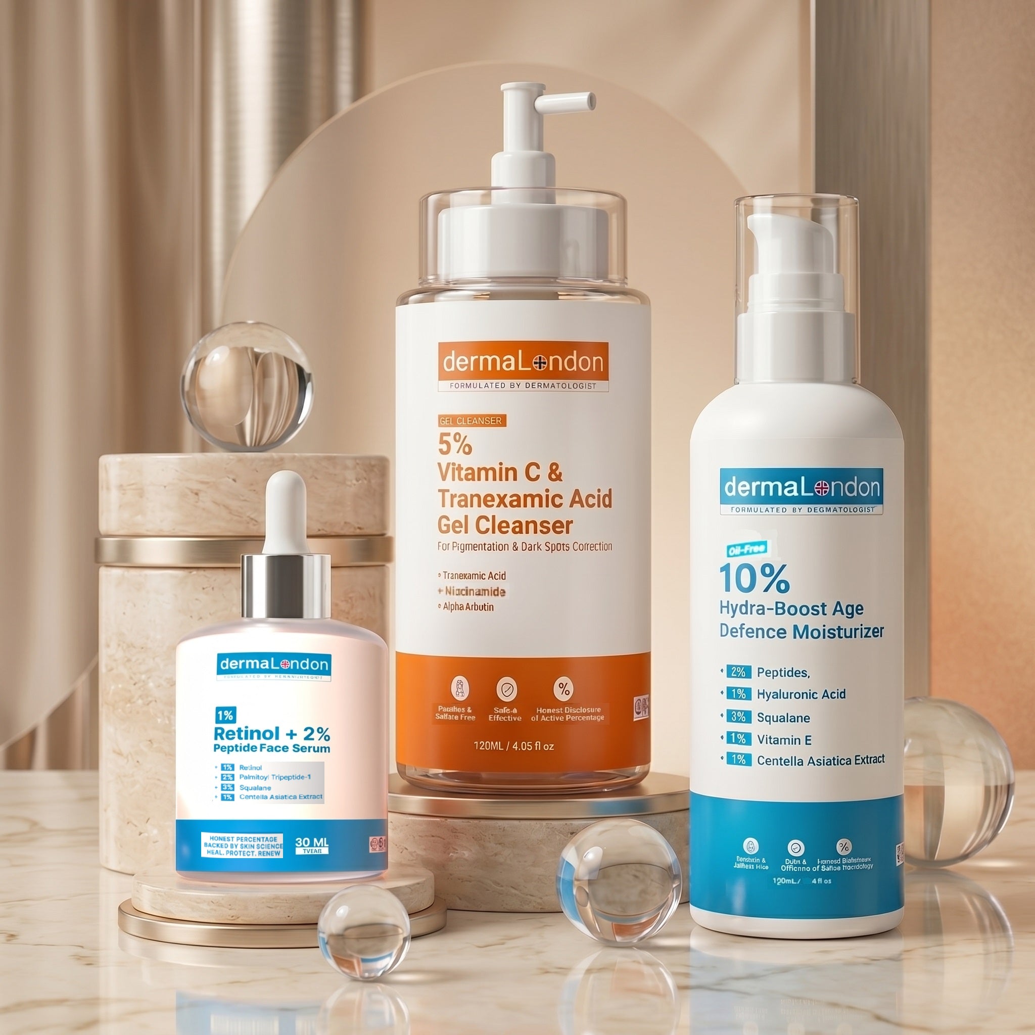 The Signature Age-Defying Complex – Vitamin C, Retinol &amp; Hyaluronic Skin Renewal System
