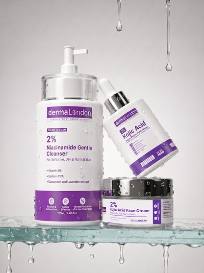 Pigmentation &amp; Dark Spot Reset Trio With Niacinamide &amp; Kojic Acid - Clear Skin Solution