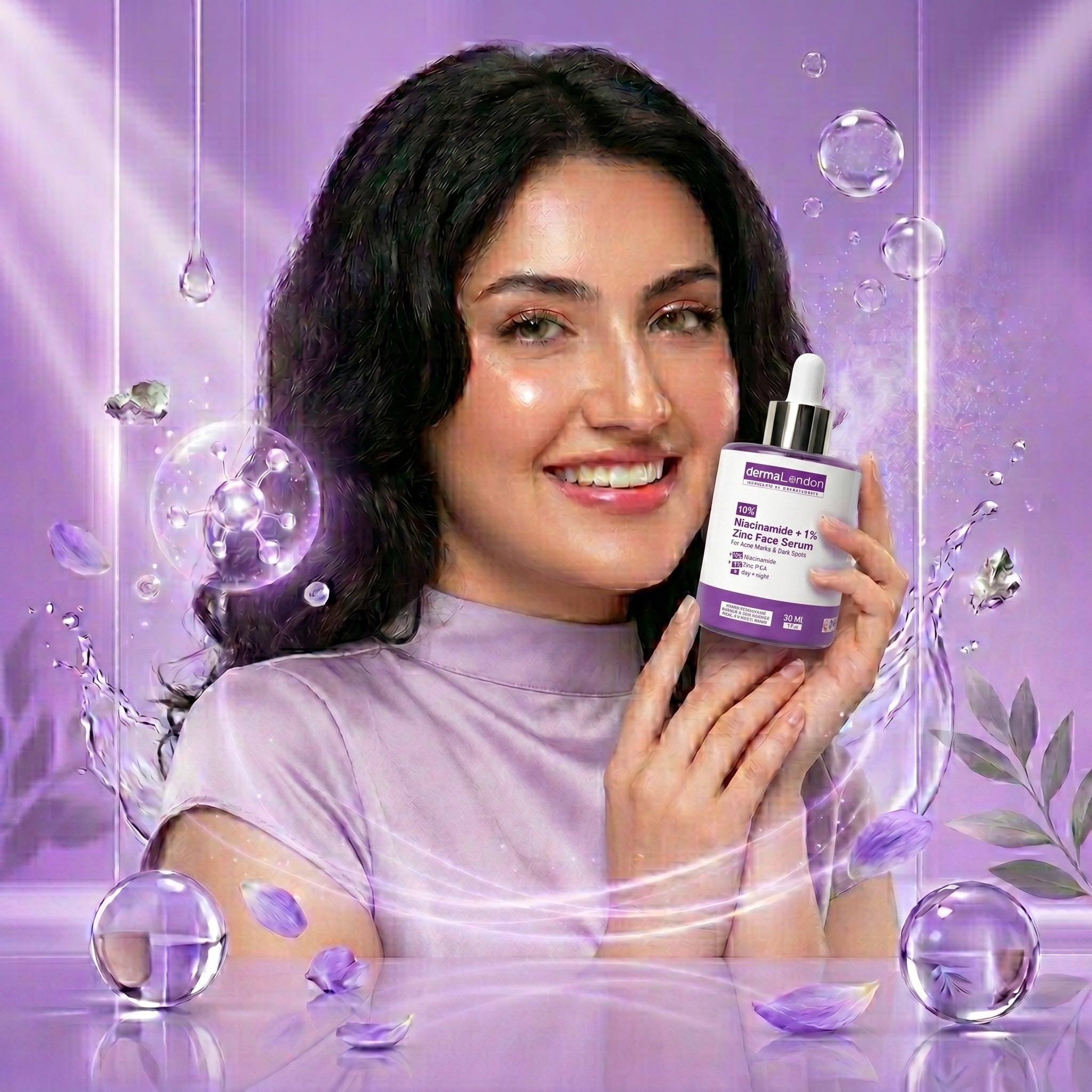 10% Niacinamide + Zinc Face Serum – Oil Control &amp; Acne Marks Solution