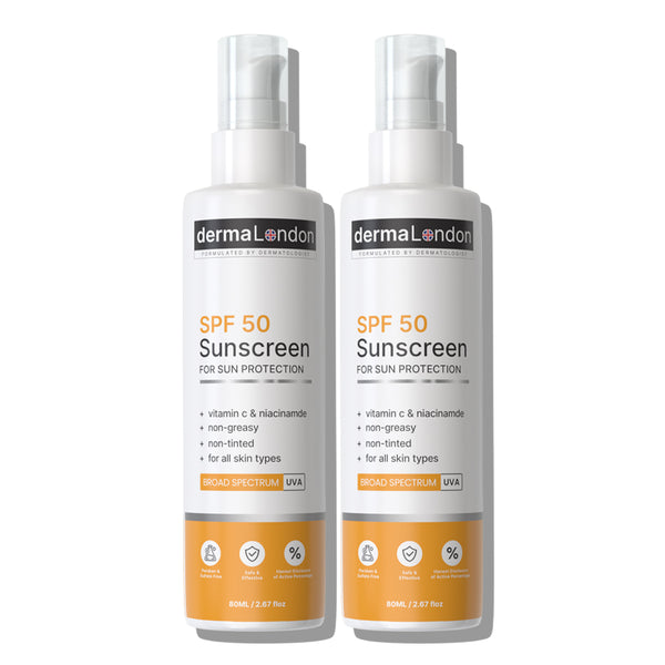 SPF 50 Sun Protection Sunscreen Combo with Vitamin C & Niacinamide