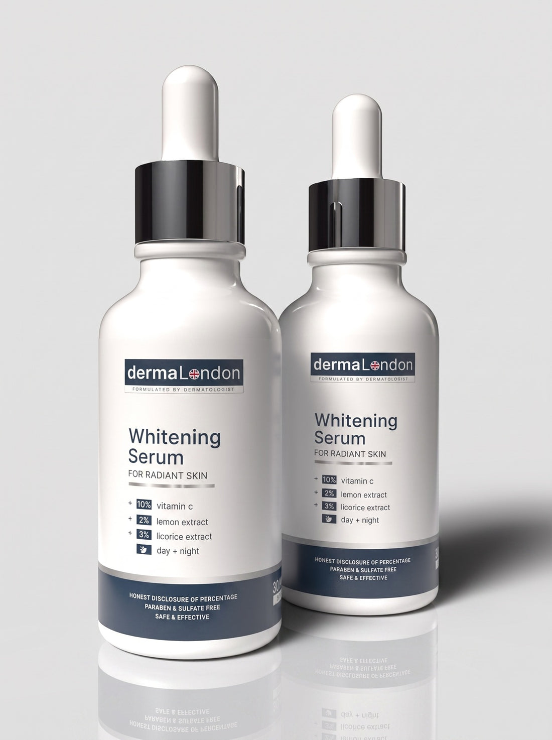 Skin Whitening Serum Combo with 10% Vitamin C &amp; 2% Lemon Extract - 30ML