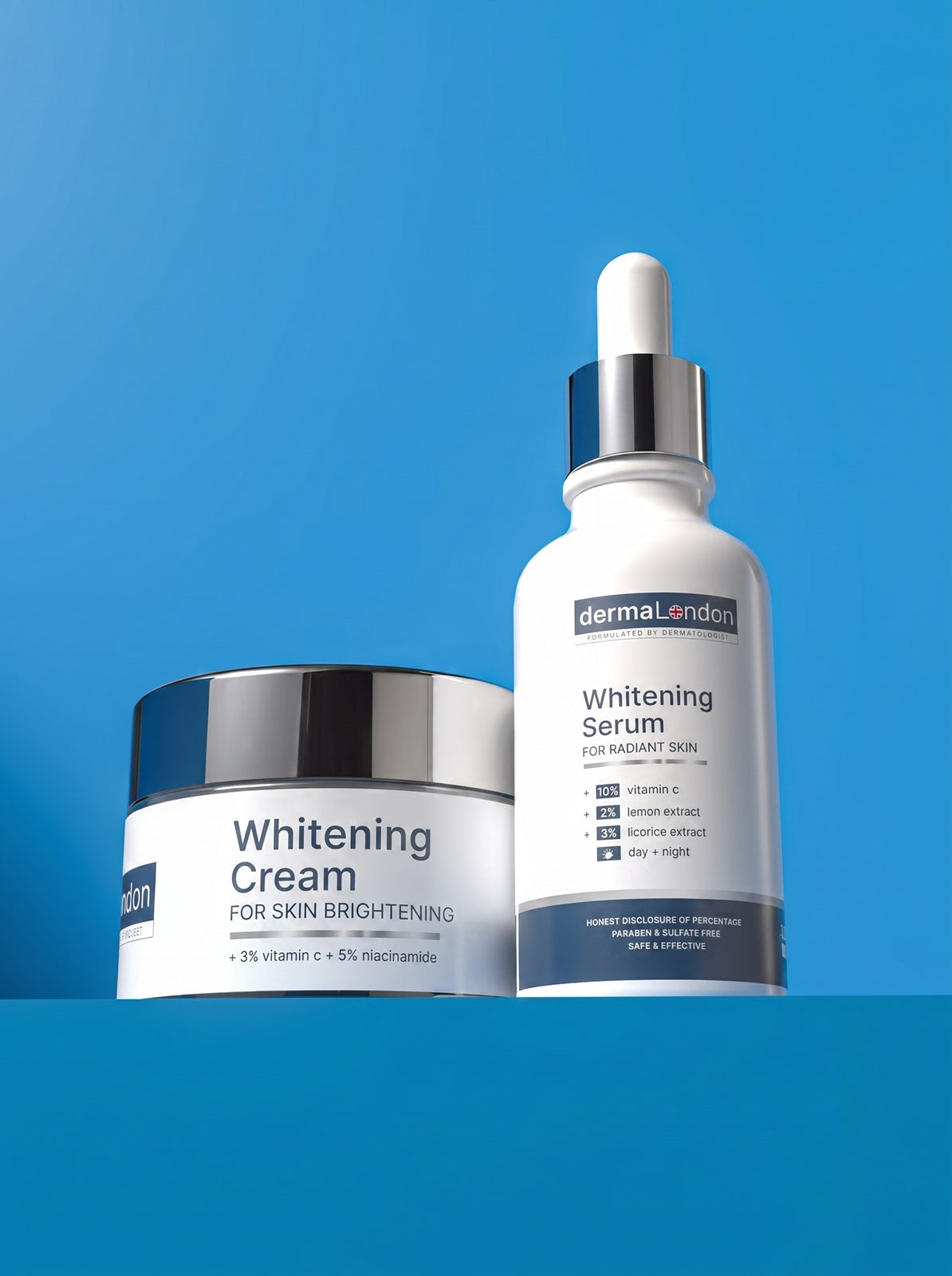 Skin Brightening Kit – Vitamin C Whitening Serum &amp; Cream