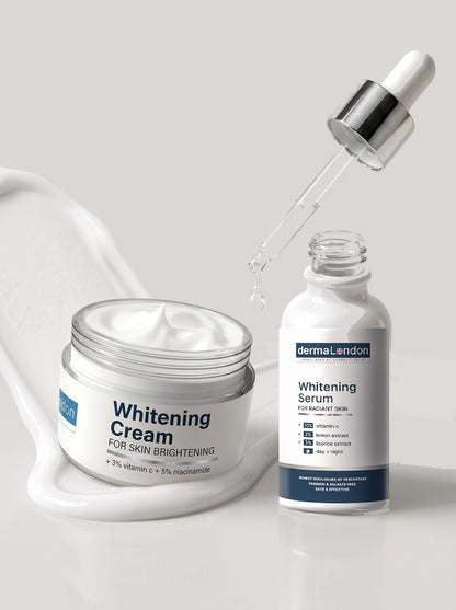 Skin Brightening Kit – Vitamin C Whitening Serum &amp; Cream