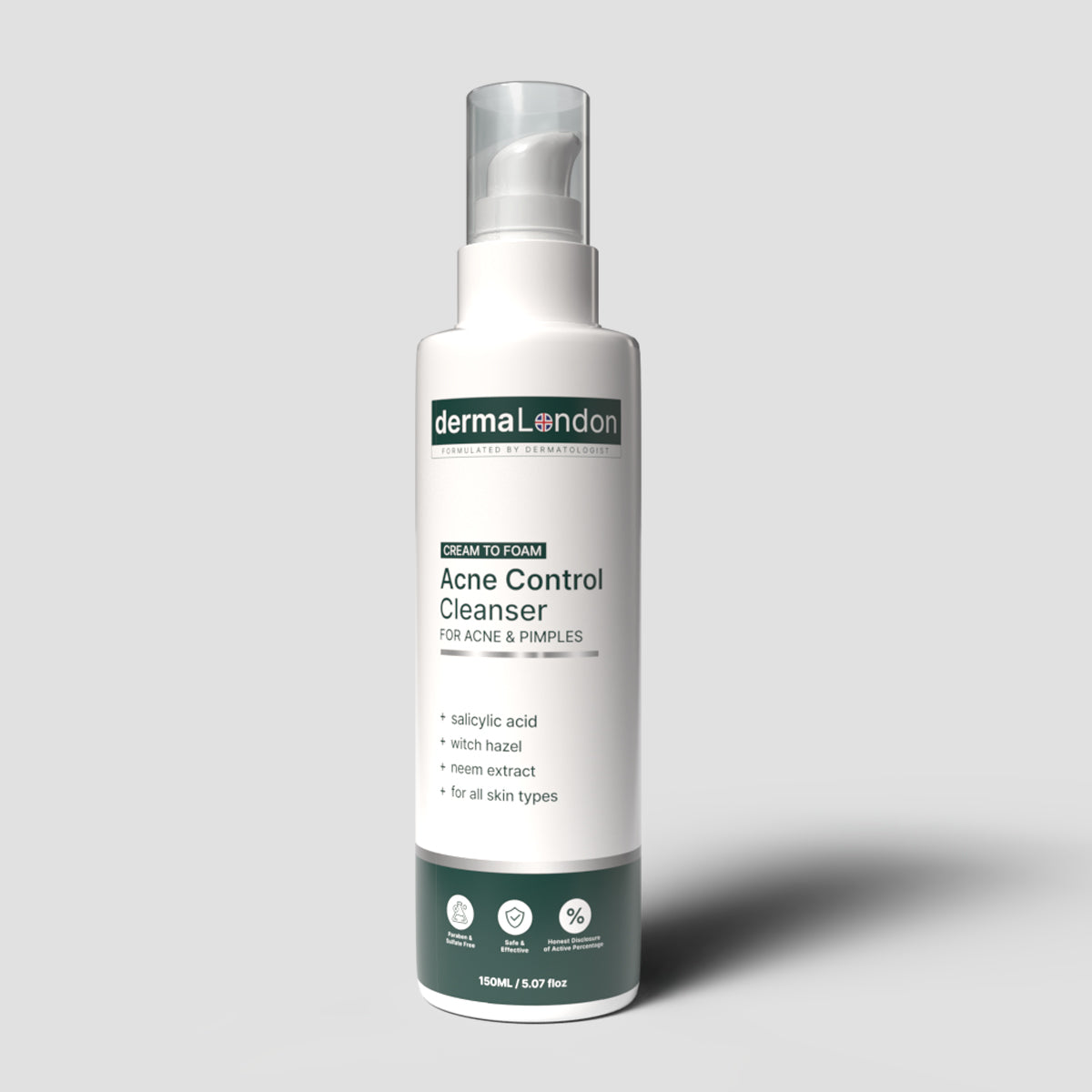 Acne Control Cleanser with Salicylic Acid &amp; Neem Extract - 150ML