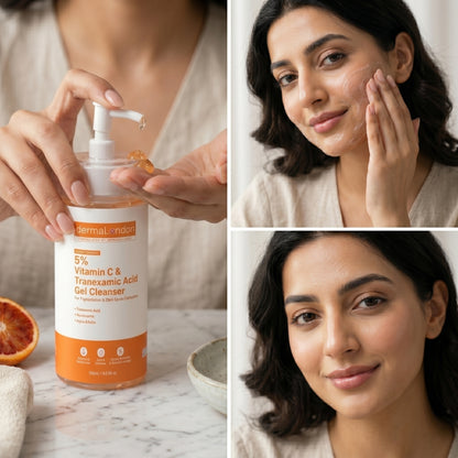 5% Vitamin C &amp; Tranexamic Acid Gel Cleanser for Brightening &amp; Dark Spot Correction (120ml)