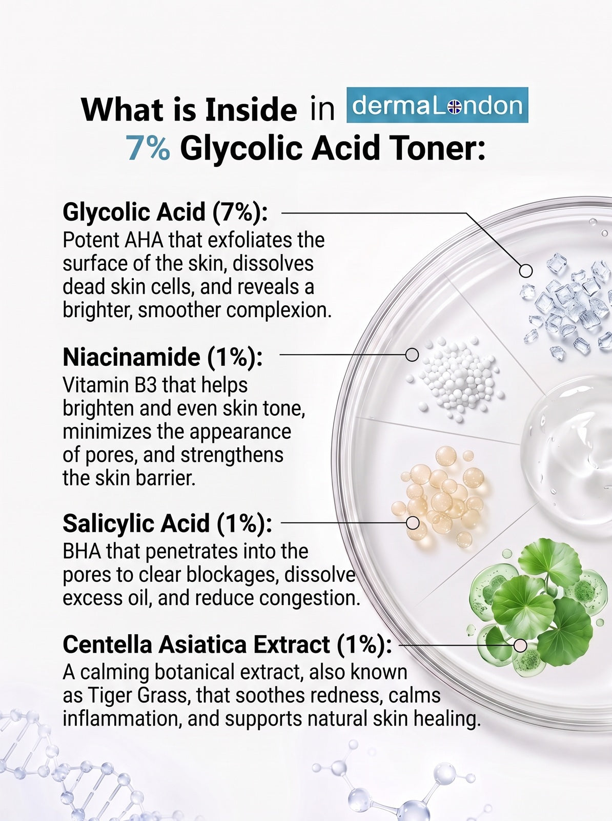 7% Glycolic Acid Exfoliating Toner for Bright &amp; Smooth Skin