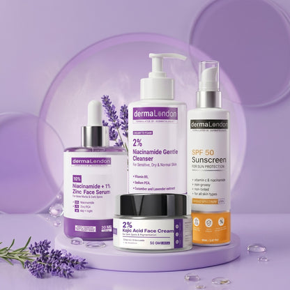 Signature Dark Spot Corrector &amp; Protective Skincare Bundle – Niacinamide, Kojic Acid &amp; SPF 50 Glow Routine