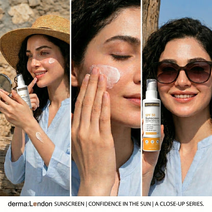 SPF 50 Sun Protection Sunscreen with Vitamin C &amp; Niacinamide - 80ml