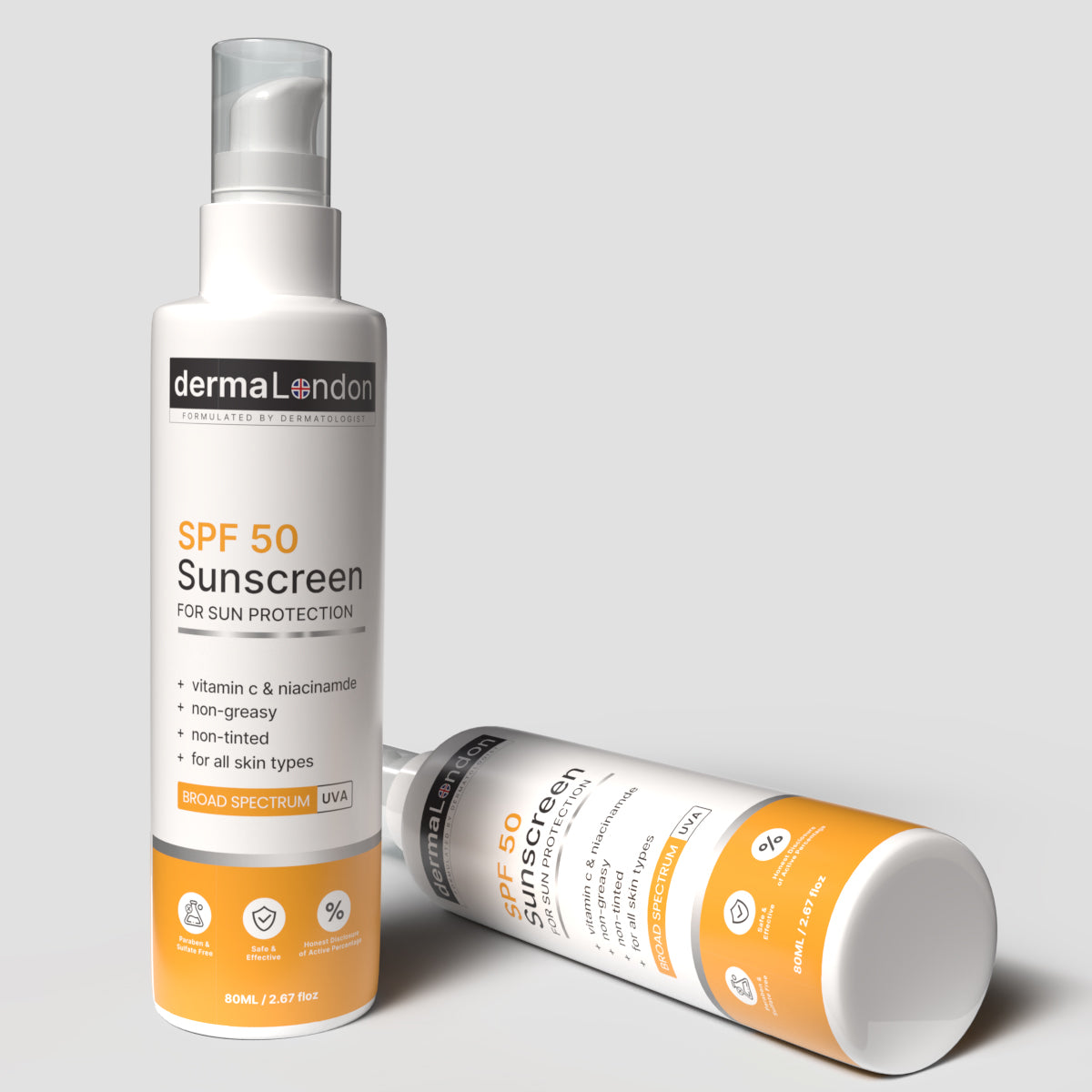 SPF 50 Sun Protection Sunscreen Combo with Vitamin C &amp; Niacinamide
