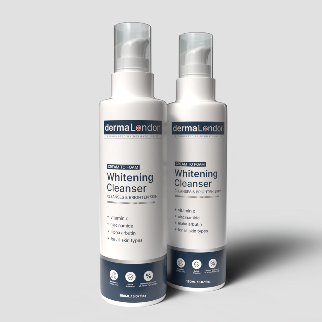 Skin Whitening Cleanser Combo with Vitamin C &amp; Niacinamide